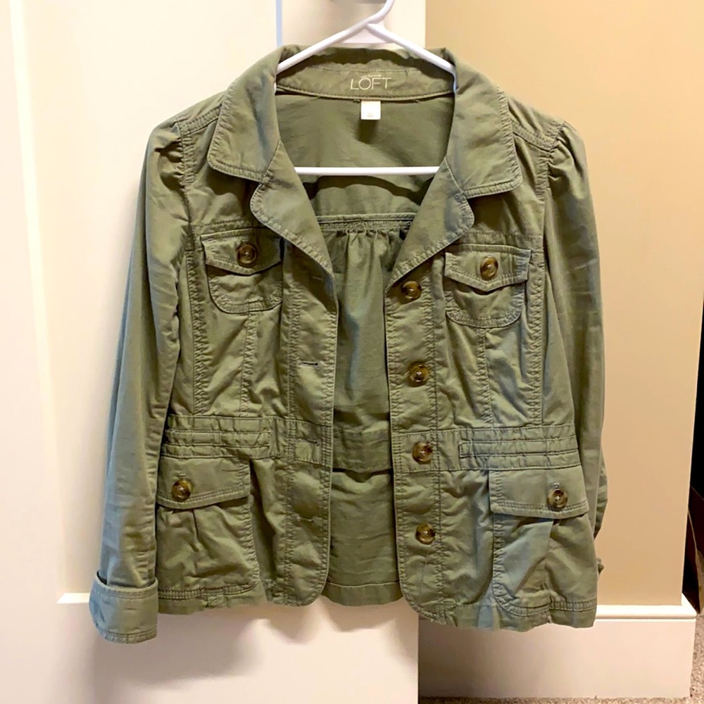LOFT olive jacket